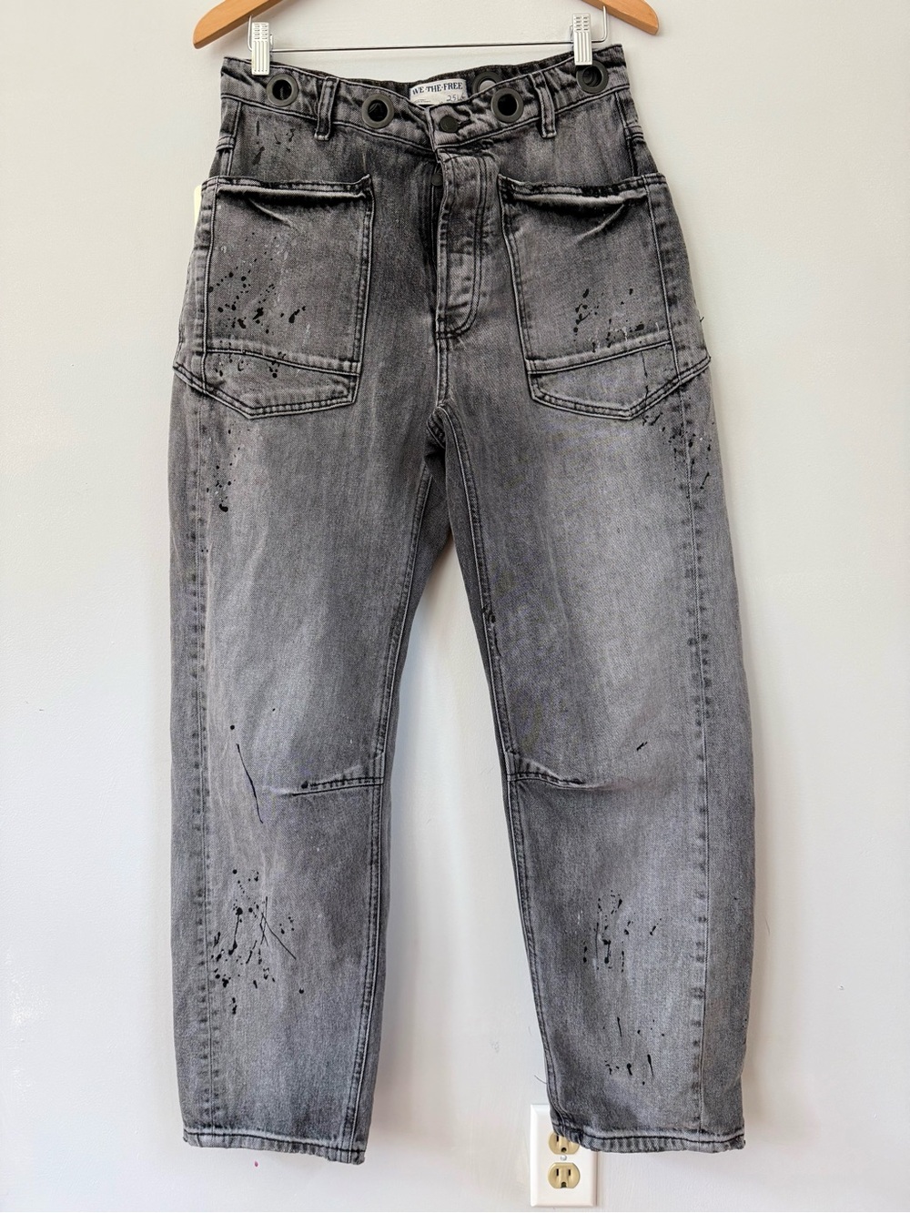 We the Free Moxie Pull-On Barrel Jeans | Size 25 Long
